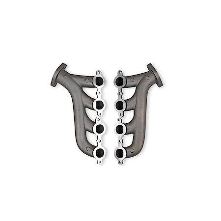 Flowtech LS Swap Exhaust Manifolds - Natural Cast Finish