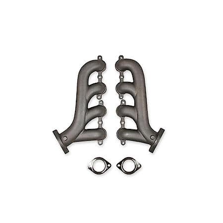 Flowtech LS Swap Exhaust Manifolds - Natural Cast Finish
