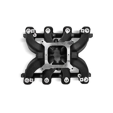 Single Plane EFI Split-Design Race Intake Manifold- GM LS3/L92- Black