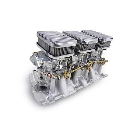 Tri-Power 3x2 SBC Intake and Carburetor Kit