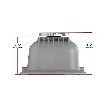 Valve Covers - Muscle Series - Finned - SBC - Natural