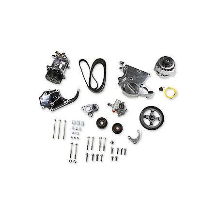 LS/LT High-Mount Complete Accessory Drive Kit- Polished Finish