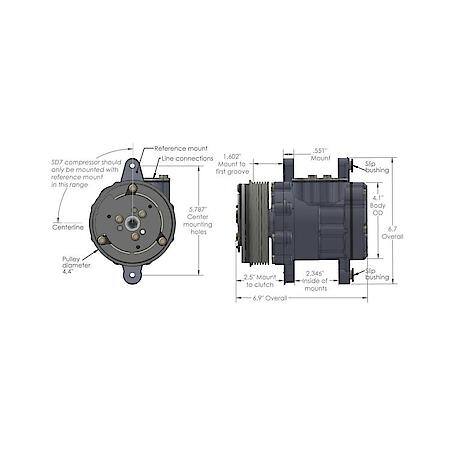 SD7 A/C Compressor
