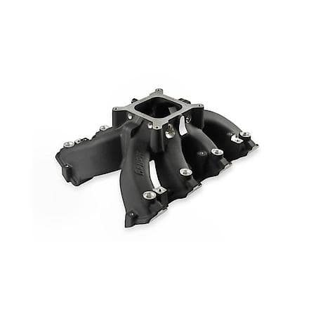 Single Plane EFI Split-Design Race Intake Manifold- GM LS1/LS2/LS6-Black