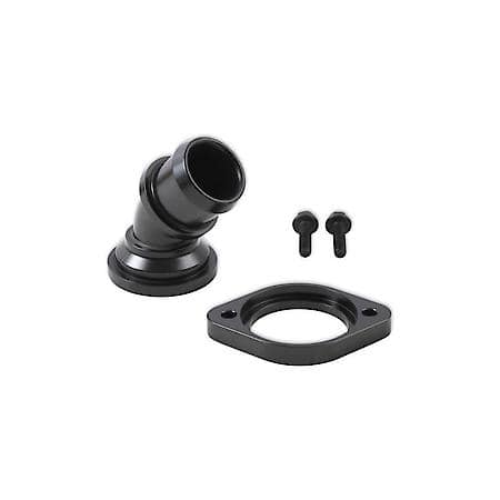 Water Neck - Swivel 45 Degree Angle - Black
