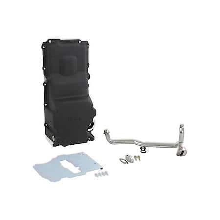 GM LS Swap Oil Pan - Black - Most Front Clearance