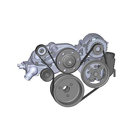 Mid-Mount Race Accessory System- Polished Finish