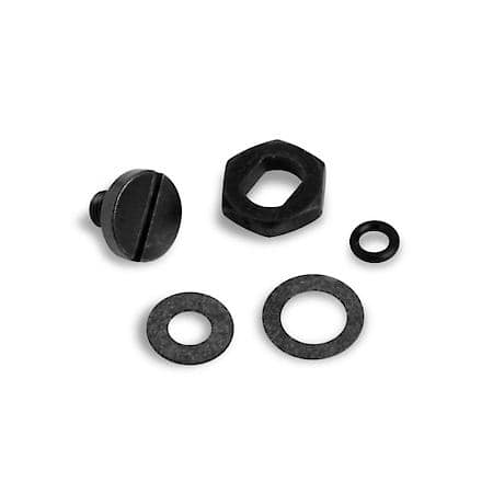 Black Needle & Seat Adjusting Nut & Lock Screw Kit - Black