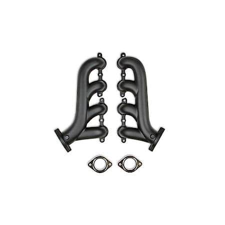 Flowtech LS Swap Exhaust Manifolds - Black Ceramic Finish