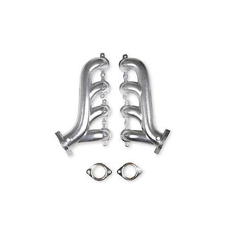Flowtech LS Swap Exhaust Manifolds - Silver Ceramic Finish