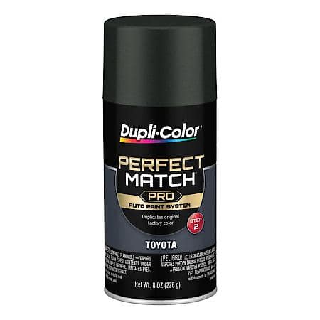 Dupli,Color Perfect Match Premium Automotive Paint, Attitude Black, 8 oz