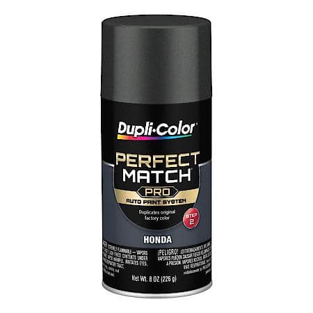 Dupli,Color Perfect Match Premium Automotive Paint, Crystal Black Pearl, 8 oz