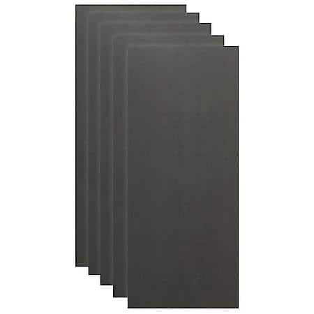Wet/Dry Sanding Sheets,120 Grit, Very Fine, 5 Pack