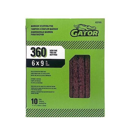 Scuff Pad 6 x 9-in, 10-Pack, 360 Grit