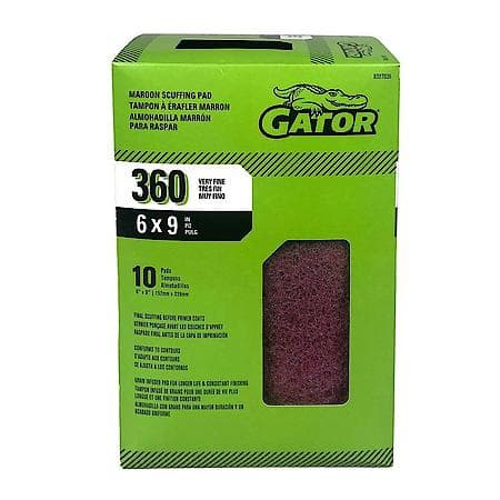 Scuff Pad 6 x 9-in, 10-Pack, 360 Grit