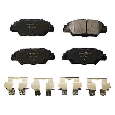 Premium Ceramic Rear Brake Pads