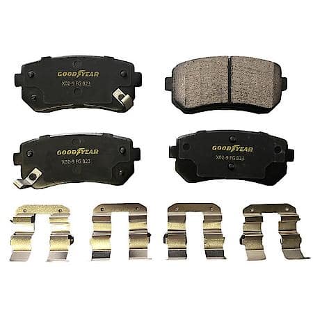 Premium Carbon-Ceramic Rear Brake Pads