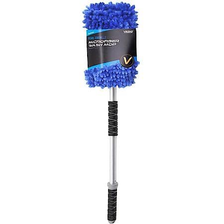 Microfiber Chenille Wash Mop : 48" Extension Pole