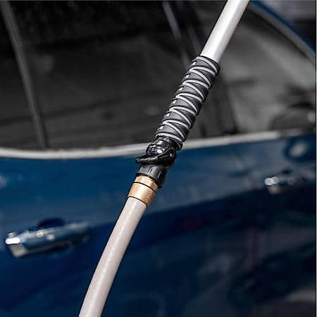 Deluxe 10" Car Wash Brush with Telescoping Pole & Water Flow