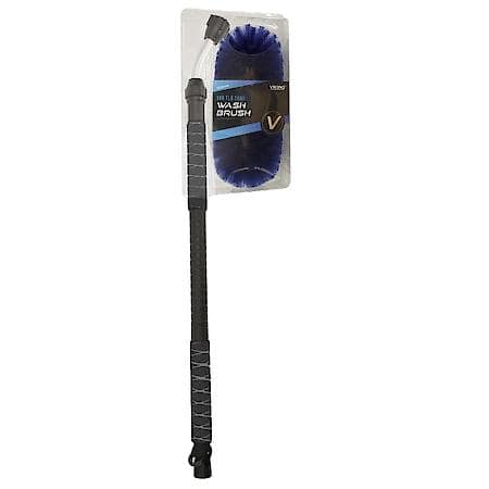 Deluxe 10" Car Wash Brush with Telescoping Pole & Water Flow