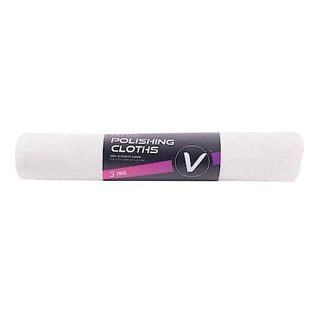 Lint-Free Cotton Polishing Cloth, Absorbent Lint-Free Towels, 3 Pack