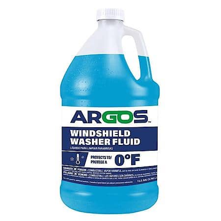 Windshield Washer Fluid: 0 Deg. F Protection, Blue, 1 Gallon
