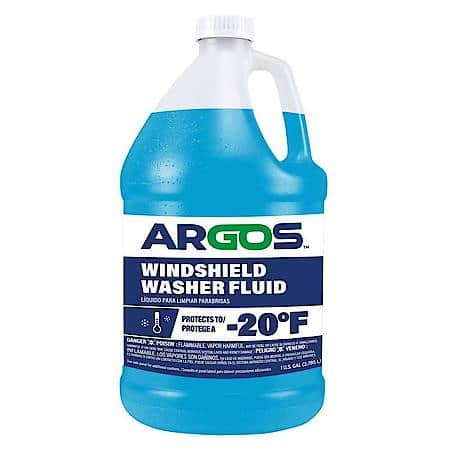 Windshield Washer Fluid : -20 Deg. F Protection, Blue, 1 Gallon