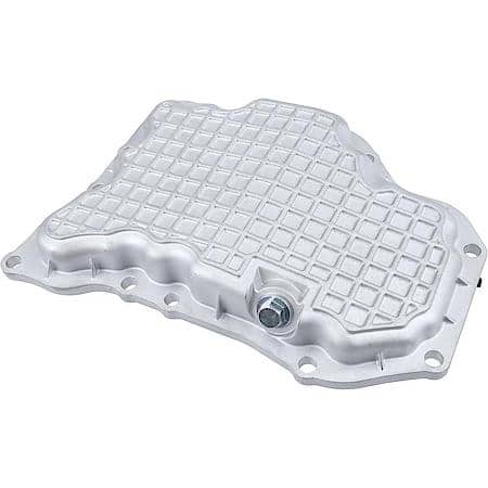 Engine Oil Pan, Aluminum construction vs OEM plastic; Includes gasket and drain plug