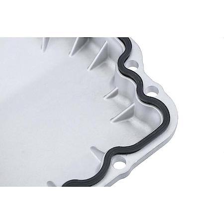Engine Oil Pan, Aluminum construction vs OEM plastic; Includes gasket and drain plug
