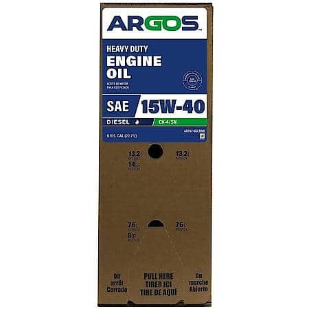 15W-40 Heavy Duty Diesel Engine Oil: High Soot Handling, 6 Gallons