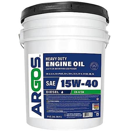 15W-40 Heavy Duty Diesel Engine Oil: High Soot Handling, 5 Gallon