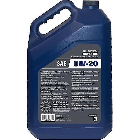 0W-20 Full Synthetic Motor Oil: Helps Extend Engine Life, 5 Quart