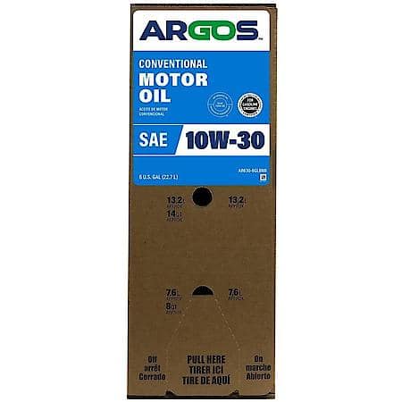 10W-30 Conventional Motor Oil: Prevents Low-Speed Pre-Ignition, 6 Gallon Box