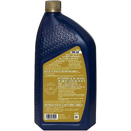 Extended Performance 5W-30 Full Synthetic Motor Oil: Superior Protection, 1 Quart