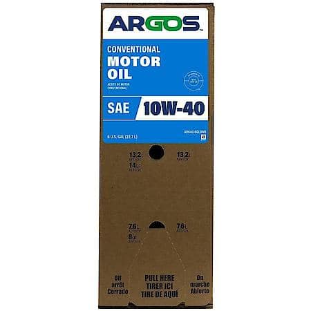 10W-40 Conventional Motor Oil: Prevents Low-Speed Pre-Ignition, 6 Gallon