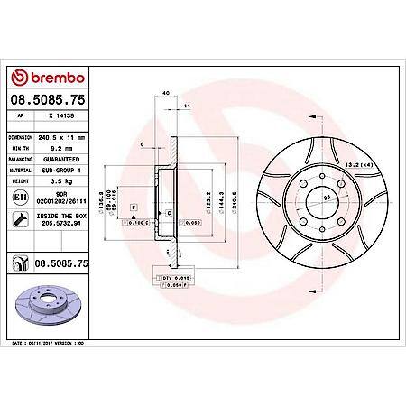 Premium Max Slotted UV Coated Rotor