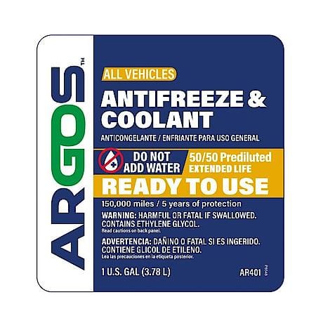 Universal Yellow 50/50 Pre-Diluted Antifreeze, 1 Gallon