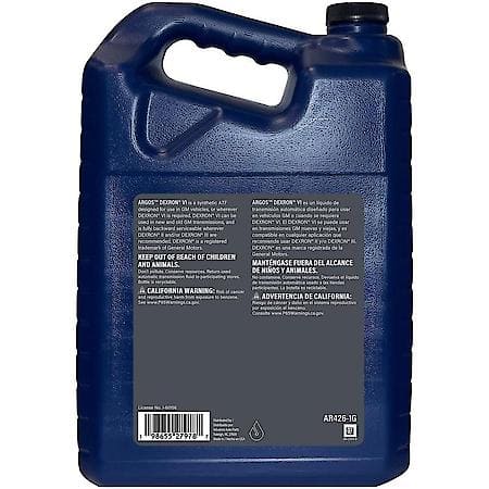 Full Synthetic Dexron VI Automatic Transmission Fluid: 1 Gallon