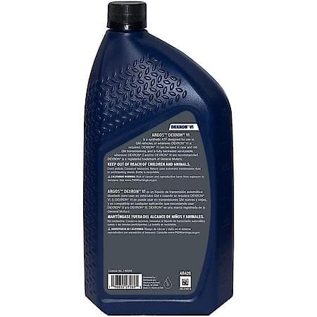 Full Synthetic Dexron VI Automatic Transmission Fluid: 1 Quart