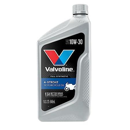 Full Synthetic 10W-30 Motorcycle Oil, Superior Friction Protection, 1 Quart