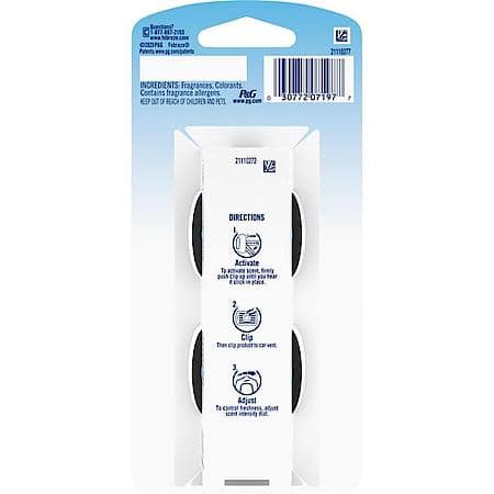 Auto Vent Clip Air Freshener, Deep Sea, 2ct.