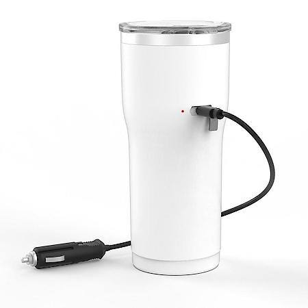 Travel Heated Mug 12V 16Oz Capacity White