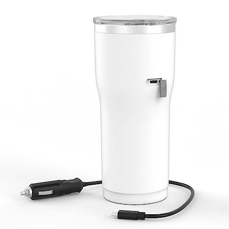 Travel Heated Mug 12V 16Oz Capacity White