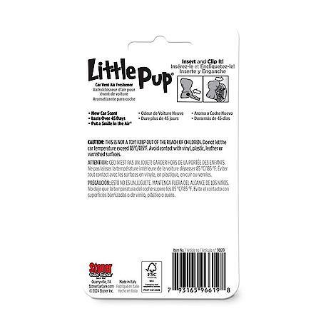 Little Pup New Car Scent Car Vent Air Freshener-White