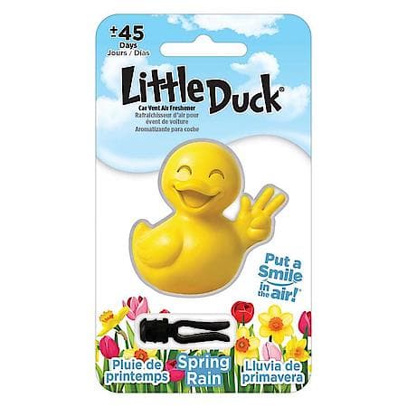 Little Duck Lemon Cake Scent Car Vent Air Freshener-Yellow