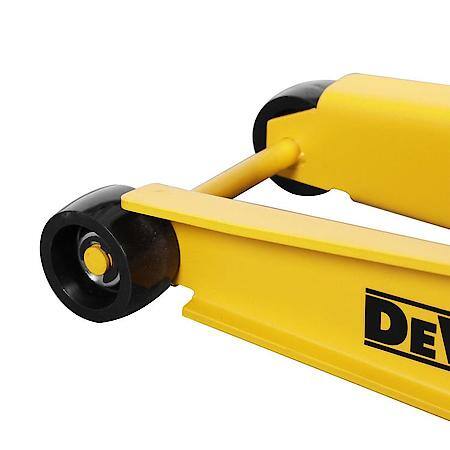 Hydraulic Low Profile Floor Jack with Dual Piston Quick Lift Pump, 4T Capacity
