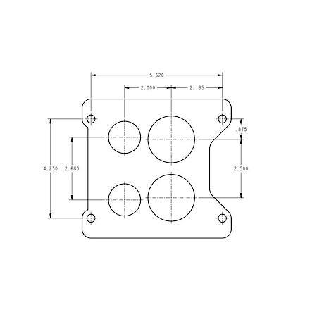 Aluminum Spread-Bore Carburetor