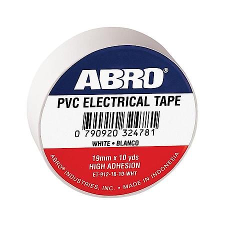 Electrical Tape 0.12Mm X 18Mm X 10 Yds White