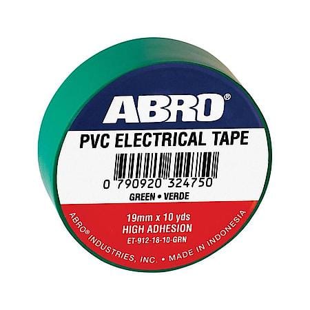 Electrical Tape 0.12Mm X 18Mm X 10 Yds Green
