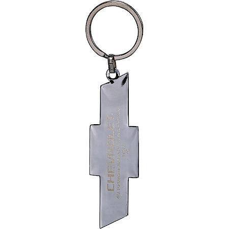 Chevrolet Key Chain: Chevrolet Black Bowtie Enamel Metal Keychain
